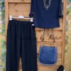 Pantalón sport tachuelas y manoletinas tachuelas