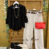 sobrecamisa sirve para tod, pantalón tendencia y manoletinas tachuelas