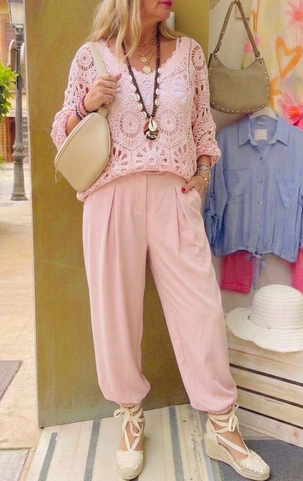 Jersey dos piezas y pantalón balloon